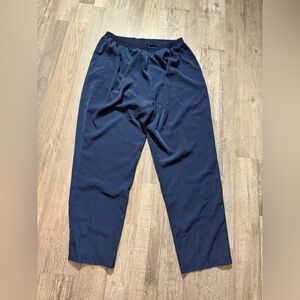 Navy Blue Relaxed Fit Sweatpants with Elastic lightweight